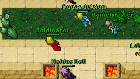 Boldinator on screen