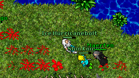 Ice Hurricanebolt on screen