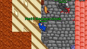 Matt Hammerslash on screen