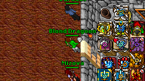 Blond Dragoon on screen