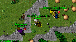 Crusty Death on screen