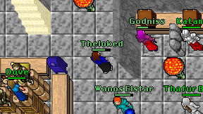 Theloked on screen