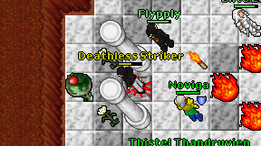 Deathless Striker on screen