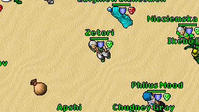 Zetori on screen