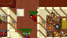 Ruhex on screen