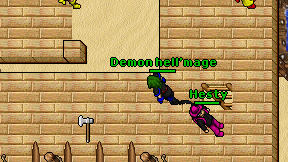 Demon hell'mage on screen