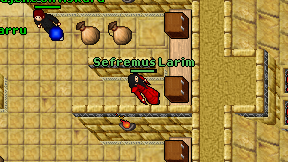 Sefremus Larim on screen