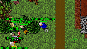 Handy Mage on screen