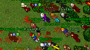 Lackom on screen