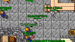 Gabriel'Dru on screen