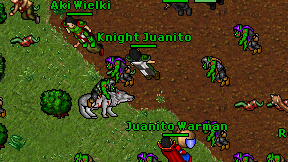 Knight Juanito on screen