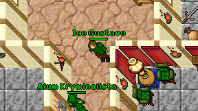 Ice Gustavo on screen
