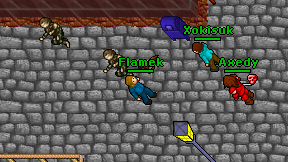 Flamek on screen