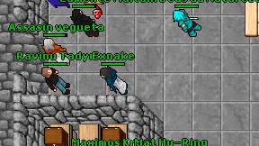 Exnake on screen