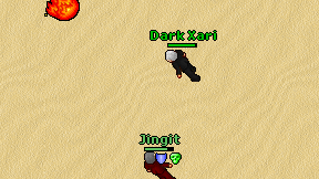 Dark Xari on screen