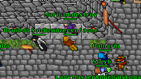 Dranzers of zone on screen