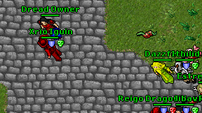 Dread Owner on screen