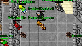 Demon Demox on screen