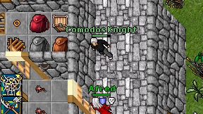 Comodos Knight on screen