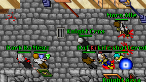 Knight Cros on screen