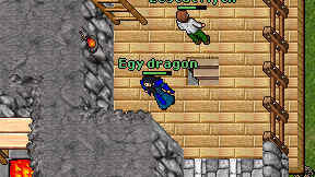 Egy dragon on screen