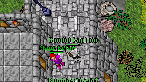 Bandid Captain on screen