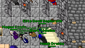 Elite Devil Sephiroth on screen