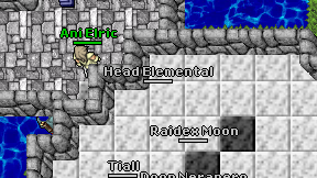 Head Elemental on screen