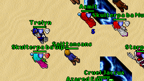 Saittansans on screen