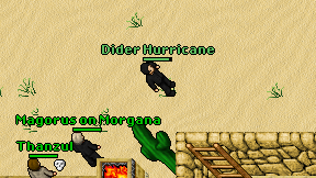 Dider Hurricane on screen