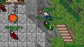 Force warrior on screen