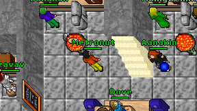 Metronut on screen