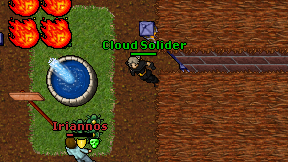 Cloud Solider on screen
