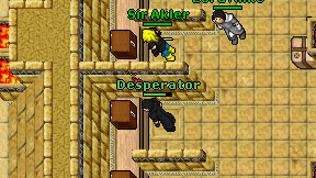 Desperator on screen