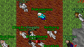 Pokononuu on screen