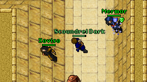 Scoundrel Dark on screen