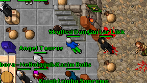 Skulled Danger on screen