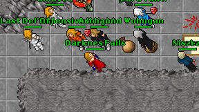 Darknes Falls on screen