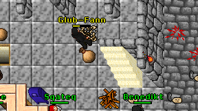 Glub-Fann on screen