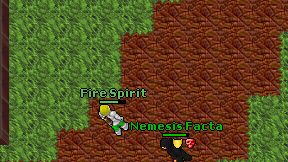 Fire Spirit on screen