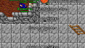 Mastro on Edron on screen