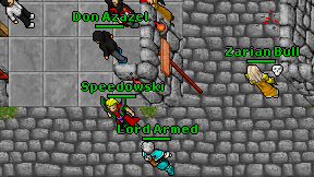 Lord Armed on screen