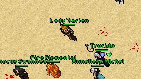 Lady'Sarien on screen
