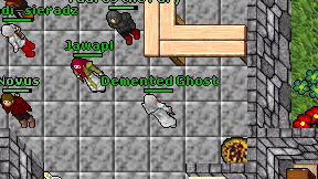 Demented Ghost on screen