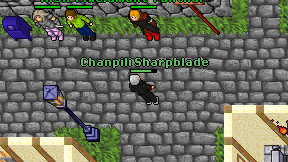 Chanpili Sharpblade on screen