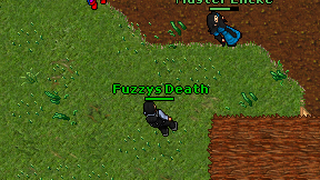 Fuzzys Death on screen