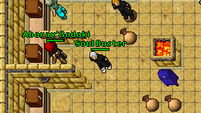 Soul Buster on screen