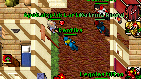 Kaotiks on screen