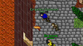 Crysler Gunner on screen