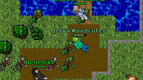 Dava Woodcuter on screen